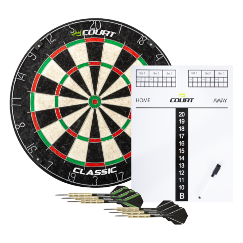 Court Classic Dartboard Set