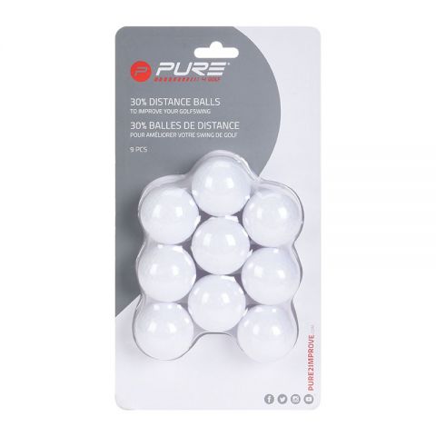 Pure 30% Distance Balls 9pcs